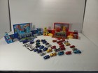 Micro Racers City Play Sets Soma 1997 Folding Police & Fire Stations + Cars — photo 2