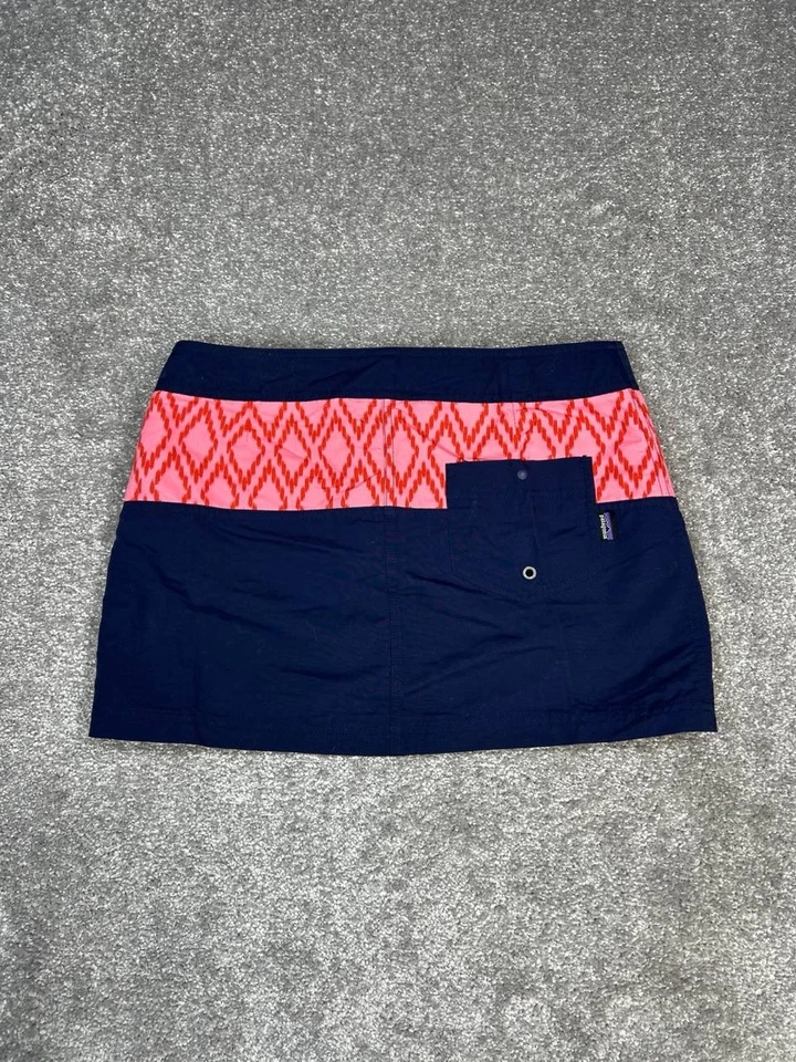 Patagonia доска плавать прикрыть юбка женщин 6 синий логотип нейлона пляж купальный костюм - Изображение 2 из 4