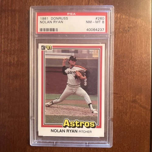 1981 Donruss - Nolan Ryan #260 PSA 8 NM-MT