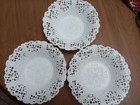 Guerrini White Decorative Round Metal Bowls Signed Made In Italy Filigree — photo 1