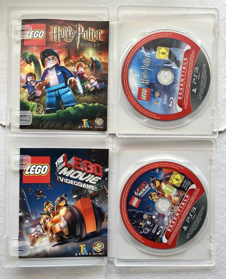 Lego Movie + Lego Harry Potter PS3, Playstation 3, Complete Game with Manuals - Image 2 of 3