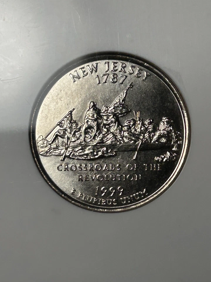 1999-P 25C New Jersey NGC MS68 - Washington 50 States Quarters - Image 3 of 4