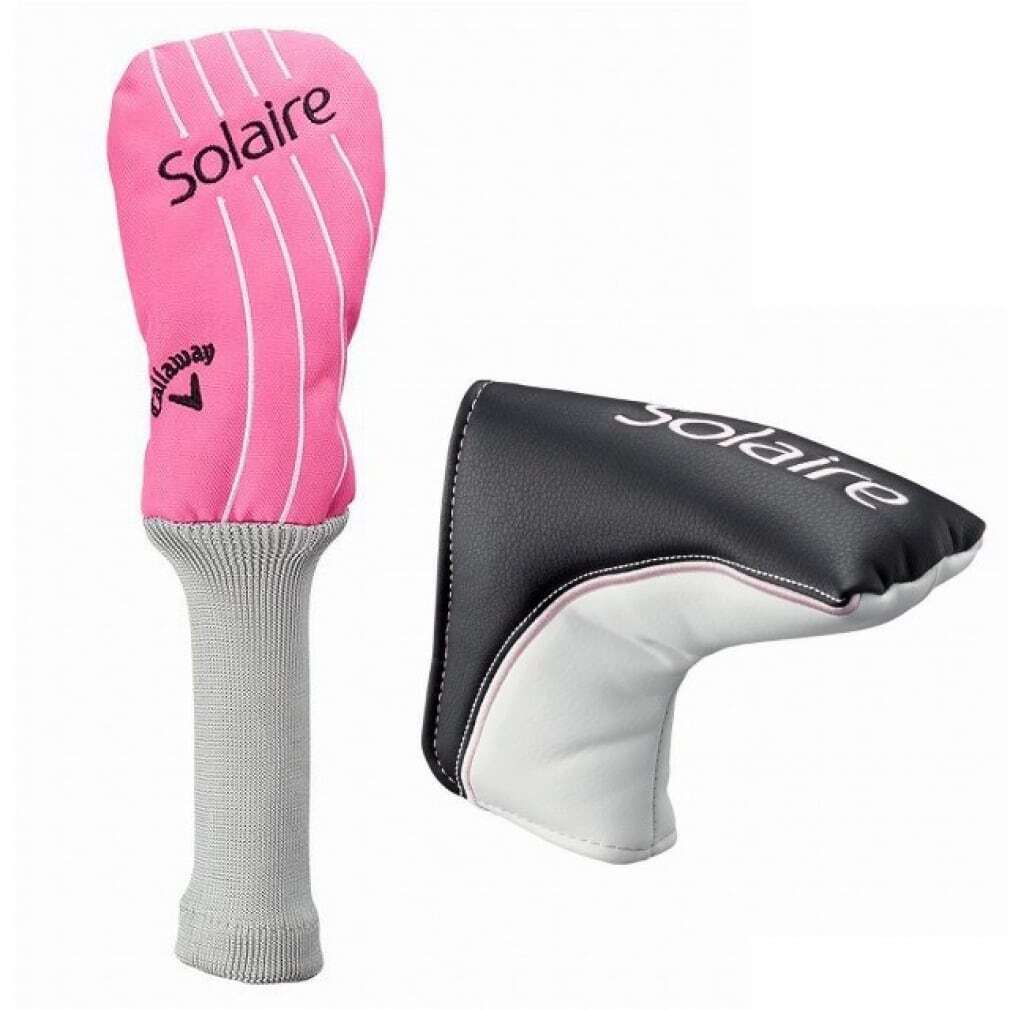 CALLAWAY SOLAIRE ladies' Pink Club Set with Caddy Bag 8pc CALLAWAY SOLAIRE ladies' Pink Club Set with Caddy Bag 8pc