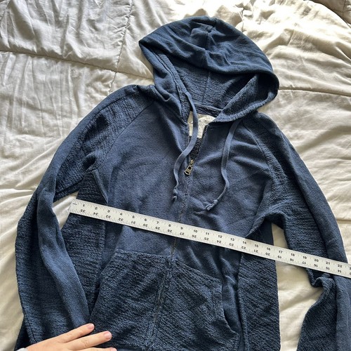 Oneill Hoodie Womens Small Blue Pullover Standard Fit Beach Wear Full Zip - Picture 7 of 8