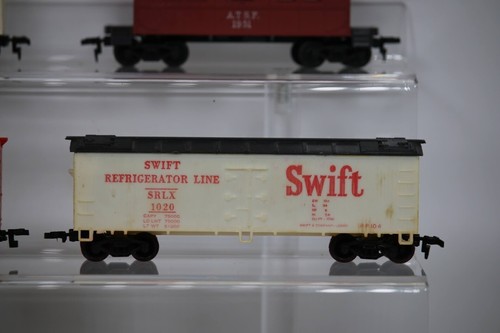 Custom HO Gauge Life-Like Santa fe & Swift Freight Car Train Set of 6 1:87 - Picture 7 of 13