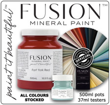 FUSION MINERAL PAINT, water-based furniture paint, 60+ shades, FAST UK DELIVERY