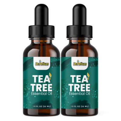 Tea Tree Essential Oil Drops-Health/Hygiene-2 Bottles-110ml(1.9fl oz)