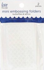 Love Nicole Embossing Die2 pc Butterflies and Lattice STC0283