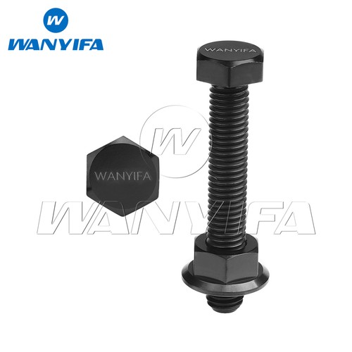 Titanium Bolt M8x50mm Chain Adjuster Screw with Logo & Nut Kits for Motorcycle - Picture 23 of 43