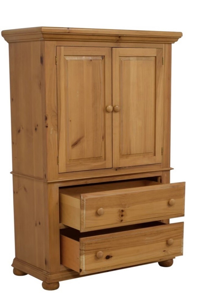 Broyhill Fontana Pine Armoire/TV Wardrobe Excellent Condition eBay
