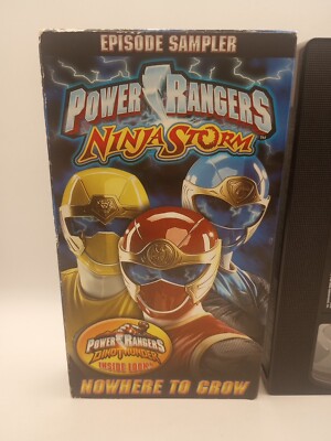 グローウィン グローウィン　VHS Power Rangers Ninja Storm Nowhere To Grow VHS VCR Video Episode