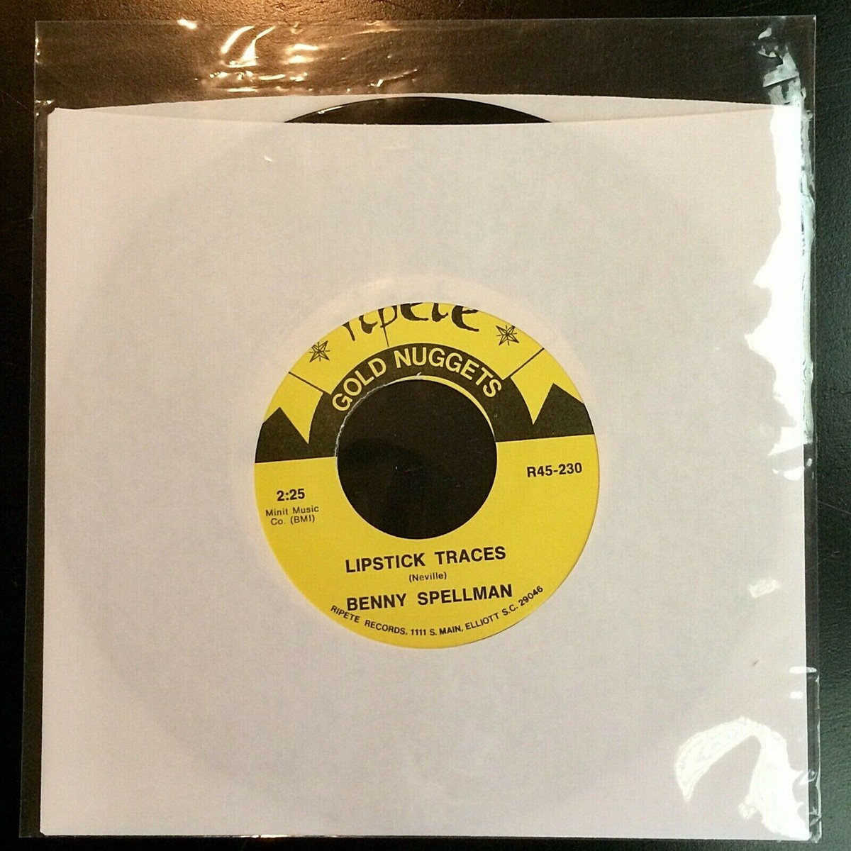 英7” Benny Spellman Lipstick Traces / Fortune Teller 45HLP9570 LONDON /00080 7