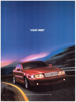 1997 Introducing the Volvo C70 Coupe, Coming Summer 1997, USA Magazine Ad