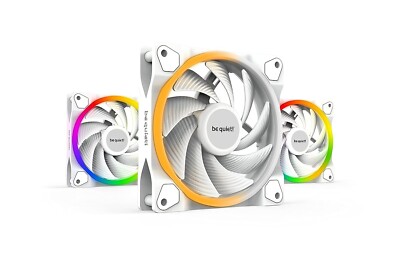 Be Quiet! (BL101) Lichtflügel 12cm, 120mm ARGB KIT LÜFTER 18 LEDs, X3 weiß