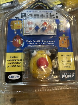 Pontiki Yellow Egg Figure Next Generation pod Rare Game Toy In Box #1012