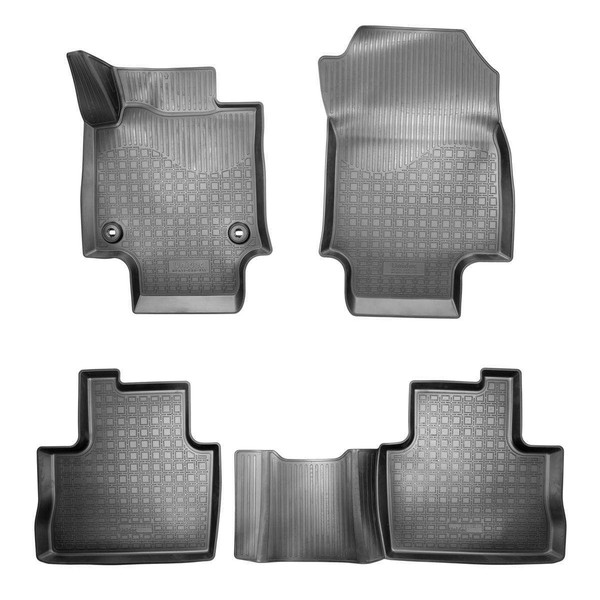 3D Gummi FußMatten Passend FüR Toyota RAV4 V | XA50 | Ab 2019> | Passgenau-image