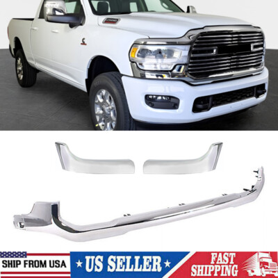 For 2019-2024 RAM 2500 3500 Front Lower Grille Trim Headlight Molding Chrome New