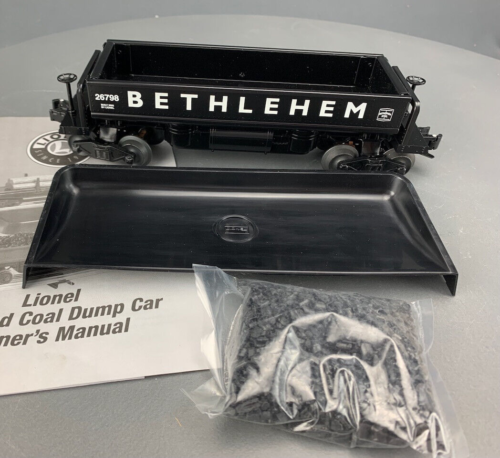 O Lionel 6-26798 Bethlehem Steel Coal Dump Car NIB! O2395