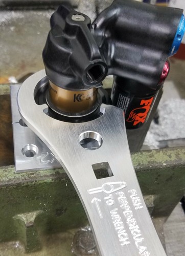 2021-25 Fox Float X2 Shock Shaft Clamp/Vise block- # 803-00-805/803-01-690 DHX2 - Picture 9 of 9