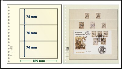10-LINDNER-802311-T-Blank Pages-Blank Pages-3 Pockets-45/44/124x233mm