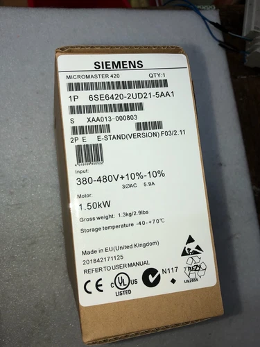 1PC Siemens 6SE6420-2UD21-5AA1 Inverter 6SE6 4202UD215AA New Expedited Shipping - Picture 2 of 2