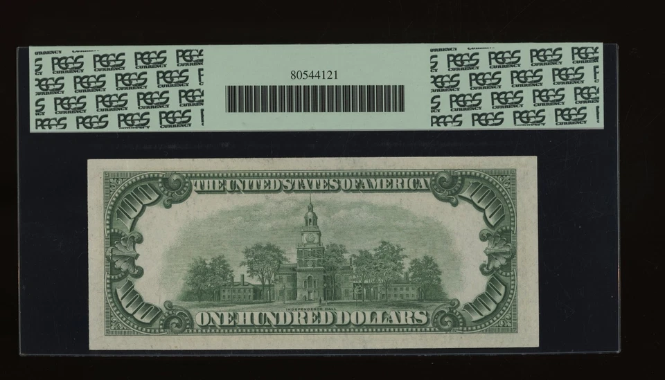 DBR 1934-C $100 Atlanta Mule Gem Fr. 2155-Fm PCGS 66 PPQ Serial F03910394A - Image 2 of 2