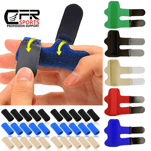 Trigger Finger Splint Support Brace Middle Ring Index Thumb Pinky Sports Guard - Picture 1 of 16