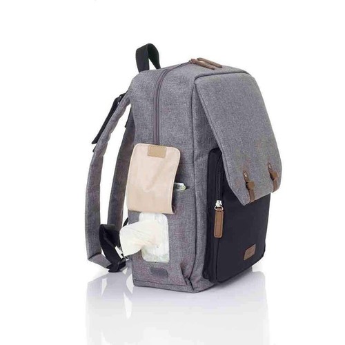 GREY BABY INFANT CHANGING NAPPY BAG 