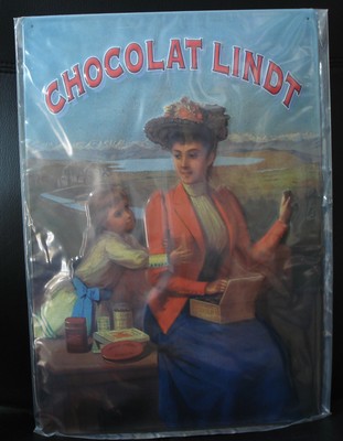 Lindt Schokolade Blechschild, 8205