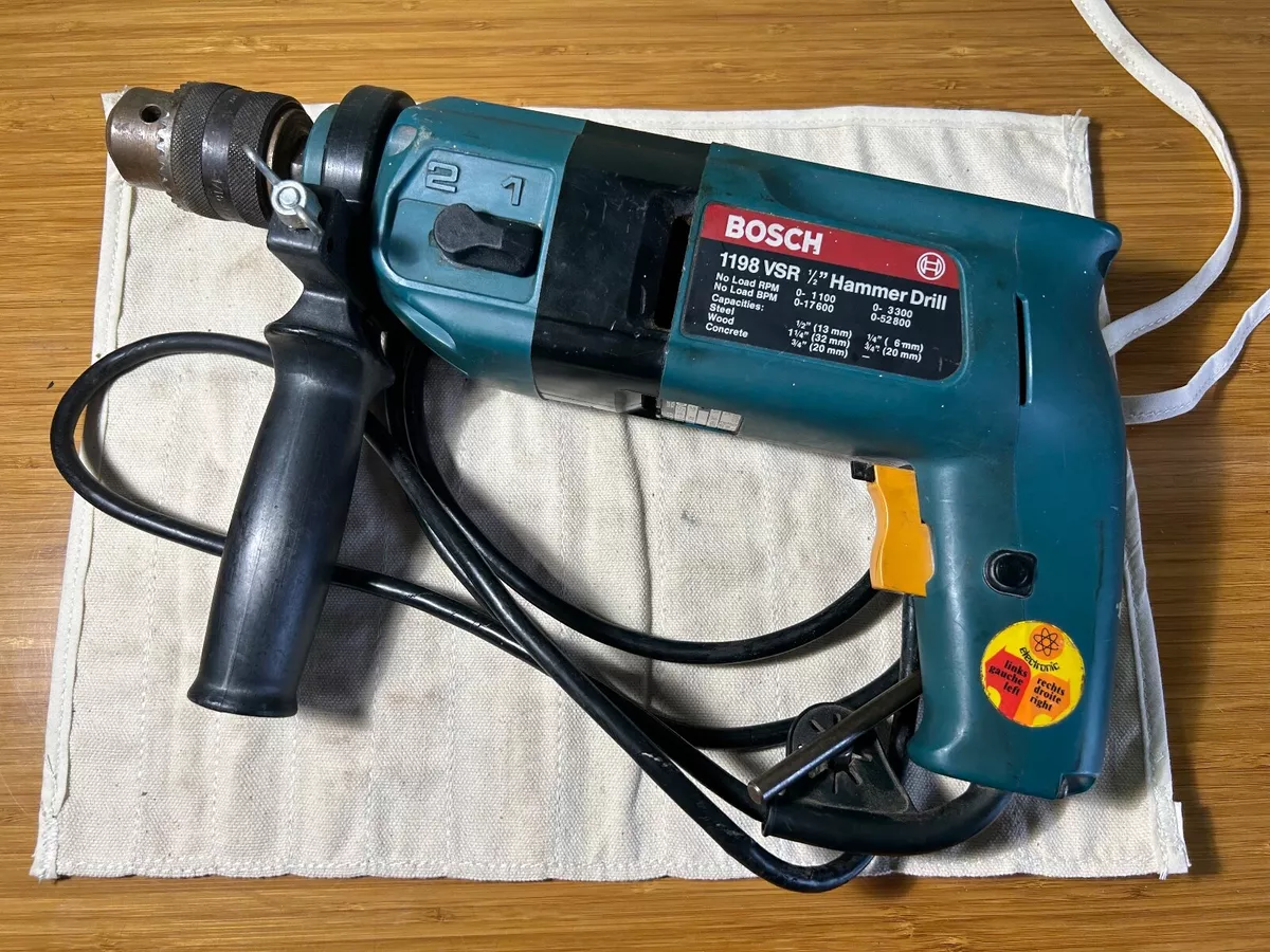 BOSCH 2 Speed Hammer Drill Model 1198VSR 1 2