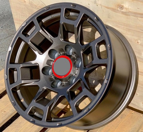17x9 -12 Bronze Wheels Fit Toyota 4Runner Tacoma Pre Runner 6x139.7 Rims 17" - Picture 3 of 7