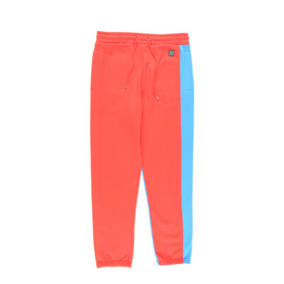Kenzo Men's Color Paneled Sweatpants F955PA7484MA Red - BRAND NEW WITH TAG