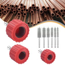Copper Pipe Cleaner for Power Drill Tube Cleaning Brush for 15 22 28mm Plumbing