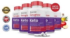 Keto Glow Keto ACV Pills 1275 MG Stronger Than Gummies Keto Support 5 Bottle