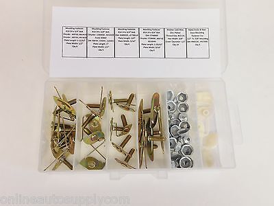 GM 53pc Body Side Door Moulding Retainers Fasteners Exterior Trim Clips Kit