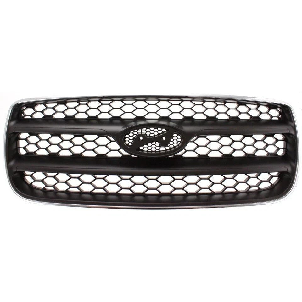 Front Grille Assembly & Headlight Assembly Kit For 2007-2009 Hyundai Santa Fe - Image 2 of 4