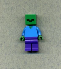 LEGO -- Figure -- Zombie -- from Minecraft 21227 -