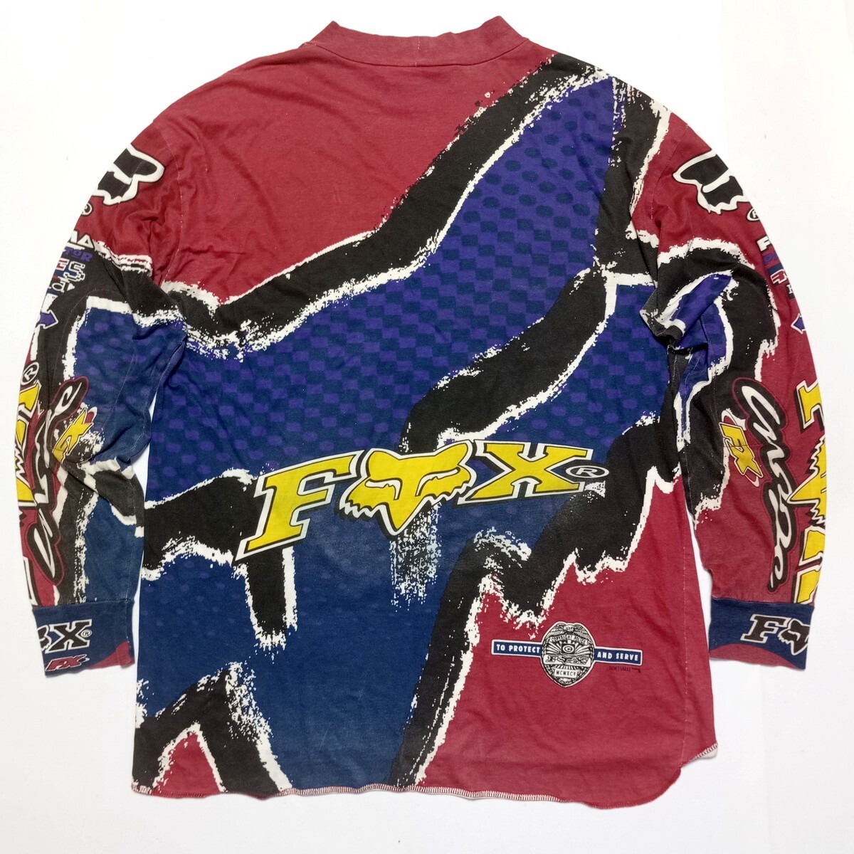 【1996年製】FOX RACING モトクロス シャツ サイズL ビンテージ 1996年製】FOX RACING モトクロス シャツ サイズL ビンテージ