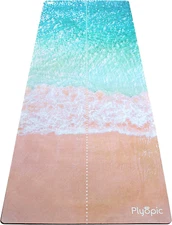 . All in One Yoga Mat | Luxury Sweat-Grip Mat/Towel Combo | Ideal for Yoga, Hot