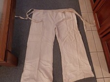 Vintage Hippie Pants open leg hip tie medium 1960's