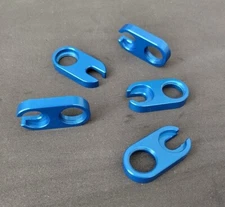 Primer Rod Follower Hanger for Dillon Precision Press CNC Aluminum - Blue