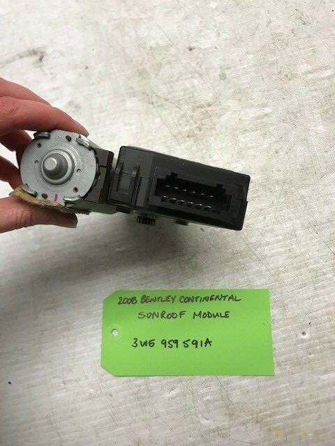 06-12 Bentley Continental Flying Spur SUNROOF SUN MOON ROOF MOTOR 3W5959591A 