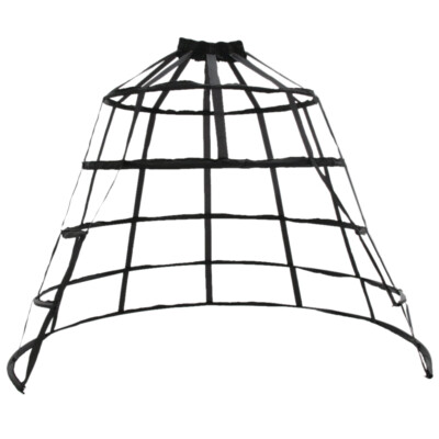 metal cage under dress Linkpig Women Crinoline Petticoat Short or Long 2/3/4/5 Hoop Cage Gown Half Slips Girls Underskirt for Wedding Bridal Dress, Women's, Size: One size,