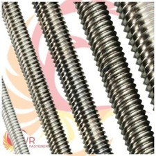 LEFT HAND A2 Stainless Threaded Bar - M6 M8 M10 M12 M16 - Rod Studding Allthread