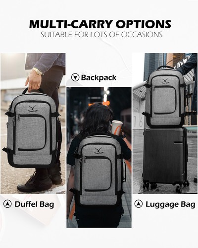 "Mochila de viaje 40L para hombre y mujer maleta aprobada en vuelo 20""" - Imagen 33 de 41