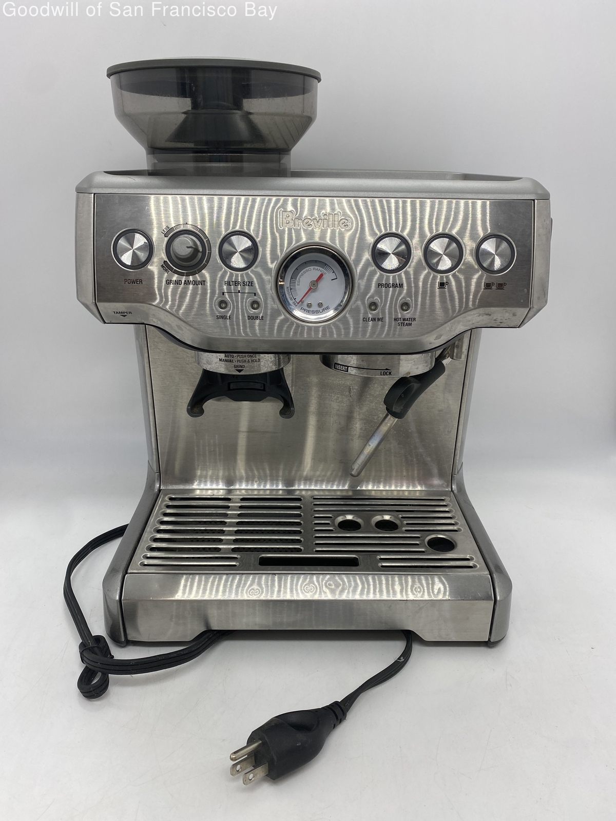 Breville The Barista Express BES860XL Espresso Machine Brushed