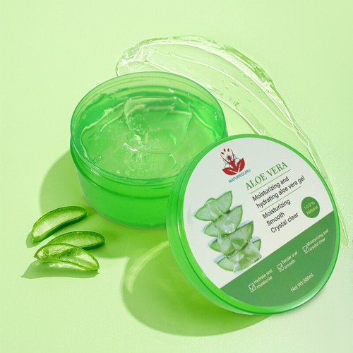 Aloe Vera Pure Gel Skin 100% Organic Face Care Cream Natural Hair Soothing Body - Picture 12 of 13