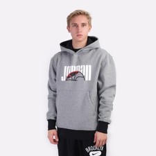 Air Jordan Sport DNA Fleece Hoodie DC9639 091 Grey/Multicolored New Men's Size S