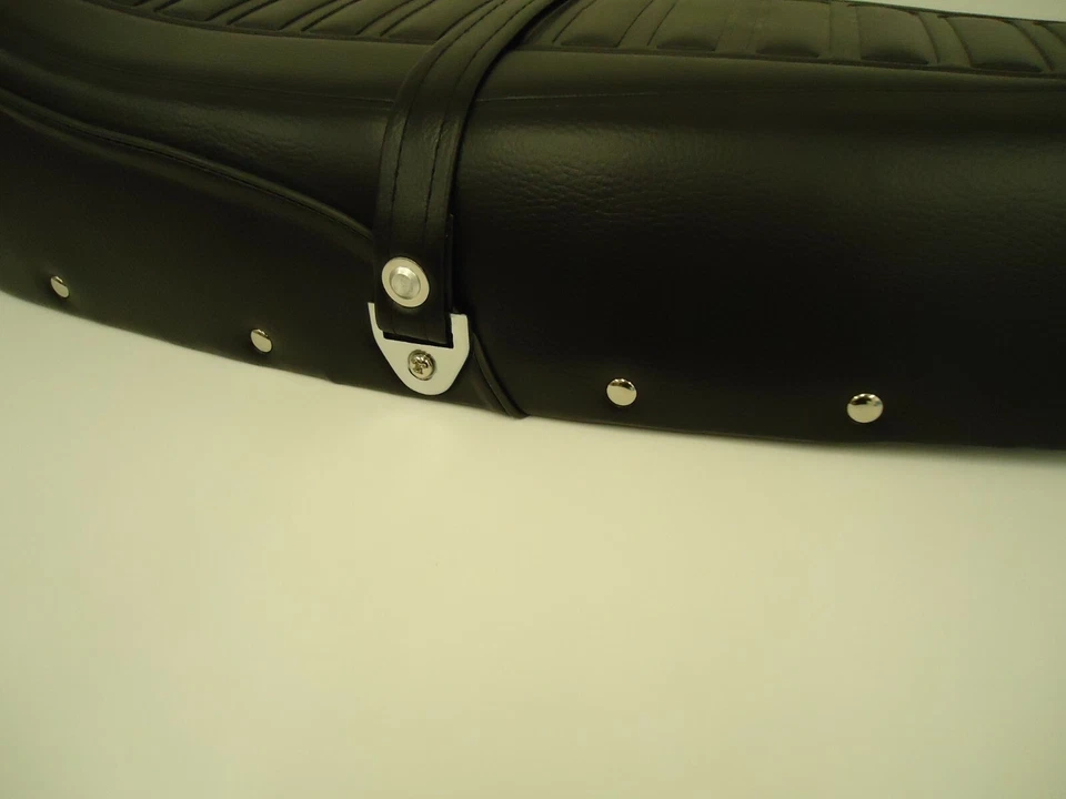 Honda CB400F completamente nuevo asiento con correa 1975 1976 1977 base metálica Foto 3 de 4