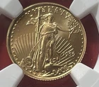 1999 EAGLE G$5 GOLD .999 NGC MS69 1/10oz Certified Gold!